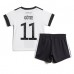 Cheap Germany Mario Gotze #11 Home Football Kit Children World Cup 2022 Short Sleeve (+ pants)